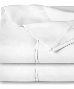Bare Home Flat Top Sheets - Multi-Pack, White, Full, Set Of 2