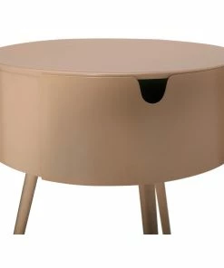 Meridian Furniture Bali Metal Side Table/Nightstand, Pink -Bare Sales Store 6e21ba3a02741735 5579 w800 h800 b1 p0