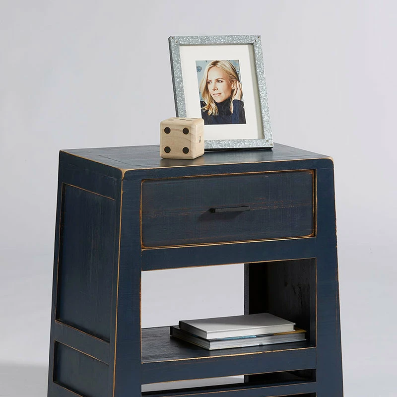 Progressive Furniture Caroline Nightstand, Navy 4 Progressive Furniture Caroline Nightstand, Navy - Image 4