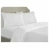 Pointehaven 525TC Long Staple Cotton Sheet Set, White, Queen