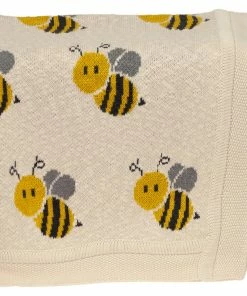 Parkland Collection Honeybee Ivory Knitted 32" X 40" Baby Blanket BTRK21168 -Bare Sales Store 749174dd0f99e32c 4353 w800 h800 b1 p0
