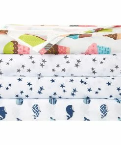 Mi Zone Printed Microfiber Sheet Set