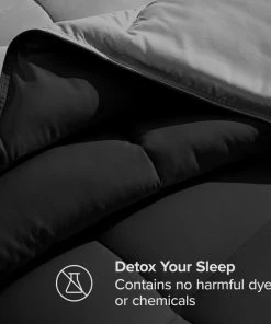 Bare Home Reversible Down Alternative Comforter, Black / Gray, King/Cal King 10 Bare Home Reversible Down Alternative Comforter, Black / Gray, King/Cal King -Bare Sales Store 77b196d402743ec4 5960 w800 h800 b0 p0