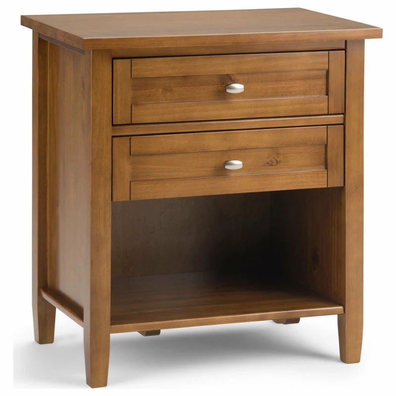 Simpli Home Ltd. Warm Shaker Bedside Table 1 Simpli Home Ltd. Warm Shaker Bedside Table