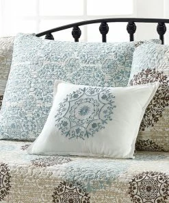 BNF Home Marina Medallion 6 Piece Daybed Bedspread Set, Blue, 75"x39" 8 BNF Home Marina Medallion 6 Piece Daybed Bedspread Set, Blue, 75"x39" -Bare Sales Store 7bb130560e4584ef 1447 w800 h800 b0 p0