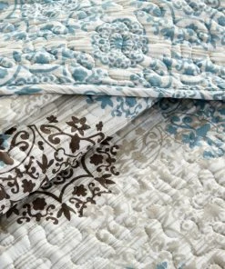 BNF Home Serenta Marina Medallion Quilted 6 Piece Bed Spread Set, Dark Gray / Granite, Ki -Bare Sales Store 7d71d9c80216dc97 5951 w800 h800 b0 p0