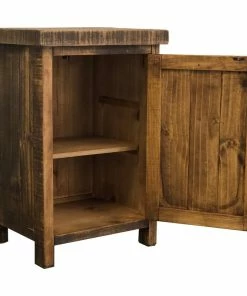 Pina Elegance Rancho Door Nightstand, Opens Right -Bare Sales Store 7da161330cdc603a 5343 w800 h800 b1 p0