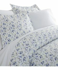 Ienjoy Home Becky Cameron Premium Ultra Soft 3 Piece Blossoms Print Duvet Cover Set, Light B