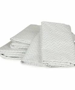 Thread Experiment Chevron Sheet Set, Charcoal, King