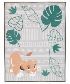 Lambs & Ivy Disney Baby THE LION KING Picture Perfect Sherpa Baby Blanket