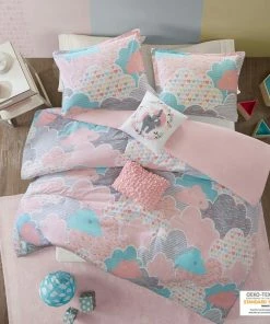 Olliix Kids Cotton Comforter/Duvet Cover/Coverlet Set, Pink, Twin, Duvet Cover -Bare Sales Store 81c1e7aa016dfe3e 3165 w800 h800 b0 p0