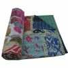 Vedant Designs Mix Patchwork Queen Cotton Kantha Quilt