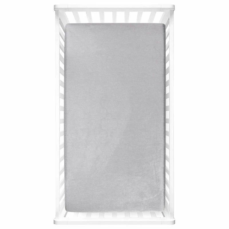 Lush Decor Baby Jungle Adventure Geo Micro Mink Fitted Crib Sheet Gray 2Pk 28x52x9 2 Lush Decor Baby Jungle Adventure Geo Micro Mink Fitted Crib Sheet Gray 2Pk 28x52x9 - Image 2