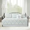 BNF Home Tivoli IKAT 6-Piece Quilted Daybed Set, Teal