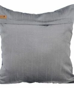 The HomeCentric Navy Blue Pillow Covers Burlap 20"x20" Sofa Throws, Navy Pearlized -Bare Sales Store 84e11c5e0a7b6d13 1447 w800 h800 b1 p0