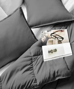 Bare Home Down Alternative Comforter Set, Gray, Twin/Twin Xl -Bare Sales Store 8571d909023ca8cb 7137 w800 h800 b0 p0