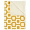 Silver Fern Decor "Bainz" Mustard Baby Blanket