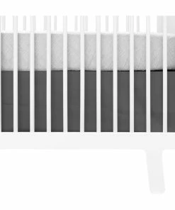 OLLI+LIME Charcoal Crib Skirt