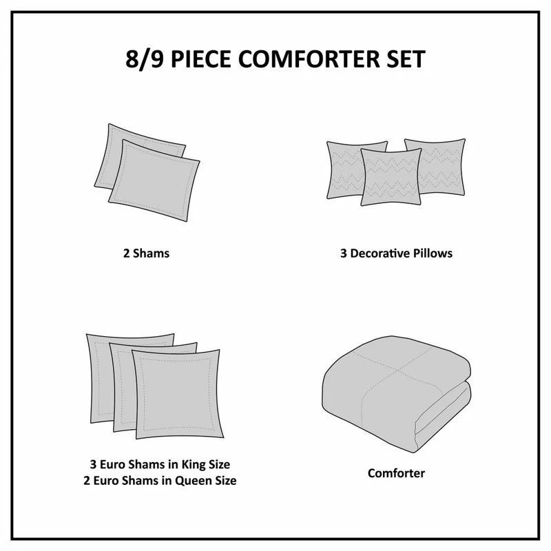 Olliix Madison Park Urban Cabin Cotton Jacquard Comforter Set, Queen 6 Olliix Madison Park Urban Cabin Cotton Jacquard Comforter Set, Queen - Image 6