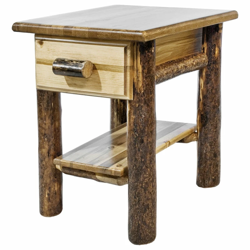 Montana Woodworks Glacier Country Collection Nightstand With-Drawer And Shelf 3 Montana Woodworks Glacier Country Collection Nightstand With-Drawer And Shelf - Image 3