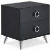 Acme Furniture Acme Elms Nightstand, Black