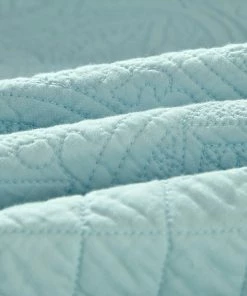 Calla Angel Saint Ivory Luxury Pure Cotton Quilt, Light Aqua, Queen 11 Calla Angel Saint Ivory Luxury Pure Cotton Quilt, Light Aqua, Queen -Bare Sales Store 8c41655a0893c846 6377 w800 h800 b0 p0