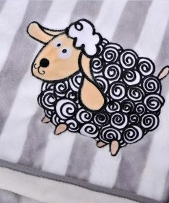 BNF Home Sheep Flannel Baby Blanket -Bare Sales Store 8c8181670c4219bf 5849 w800 h800 b0 p0