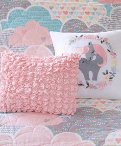 Olliix Kids Cotton Comforter/Duvet Cover/Coverlet Set, Pink, Twin, Coverlet -Bare Sales Store 8f71cf99016dfe56 3146 w800 h800 b0 p0