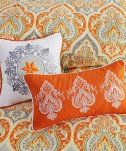 Olliix Madison Park Sateen Printed Comforter 5-Piece Set, King/California King -Bare Sales Store 9091862b005aa980 1474 w800 h800 b0 p0