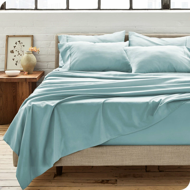 Bare Home Microfiber Pillowcases - Multi-Pack, Light Blue, King, Set Of 4 3 Bare Home Microfiber Pillowcases - Multi-Pack, Light Blue, King, Set Of 4 - Image 3