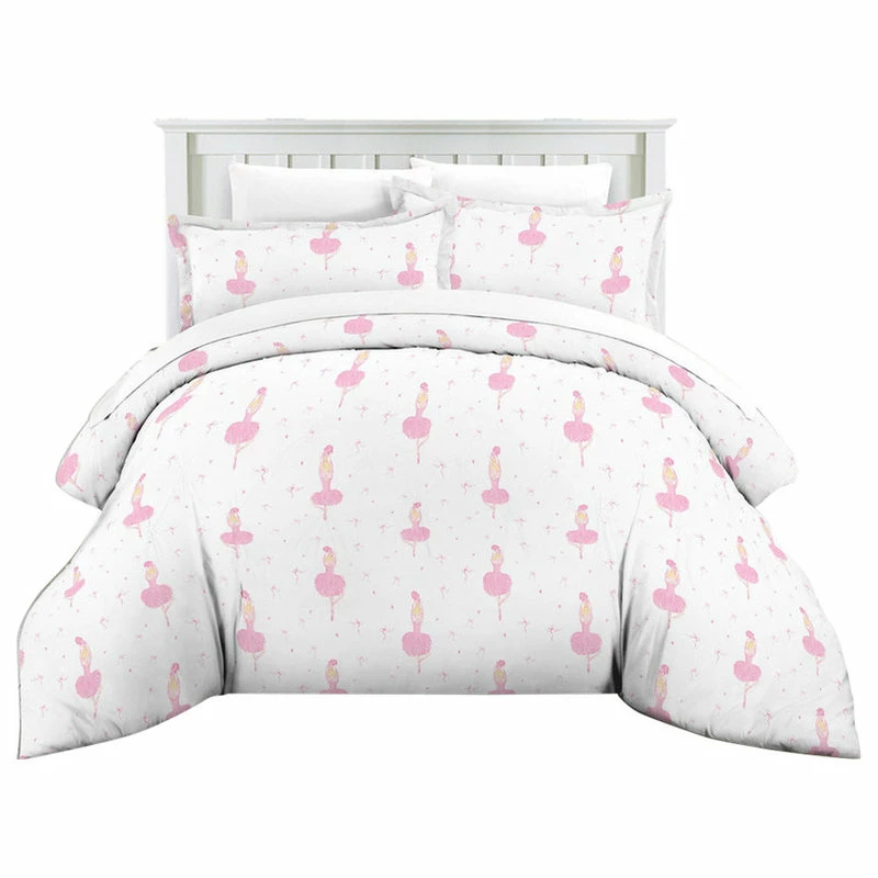 Lullaby Bedding Ballerina Printed Comforter Set, Ballerina, Queen 1 Lullaby Bedding Ballerina Printed Comforter Set, Ballerina, Queen