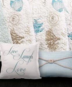 Lush Décor Harbor Life Quilt 7 Piece Set, Blue, King 15 Lush Décor Harbor Life Quilt 7 Piece Set, Blue, King -Bare Sales Store 9511e0920a3bd999 3319 w800 h800 b0 p0