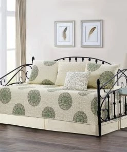 BNF Home Encore 6 Piece Quilted Daybed Set, Sage, Daybed (75"x39") -Bare Sales Store 95d198ed0cdc0e44 4205 w800 h800 b0 p0