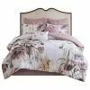 Olliix 100% Cotton Percale Printed 8pcs Comforter Set,MP10-6164