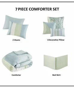 Olliix Madison Park Polyoni-Pieced And Pleated 7-Piece Comforter Set, Queen 25 Olliix Madison Park Polyoni-Pieced And Pleated 7-Piece Comforter Set, Queen -Bare Sales Store 96e1e83f03e3595e 4391 w800 h800 b1 p0