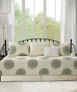 BNF Home Encore 6 Piece Quilted Daybed Set, Sage, Daybed (75"x39") -Bare Sales Store 97218b910cdc0e42 4205 w800 h800 b0 p0