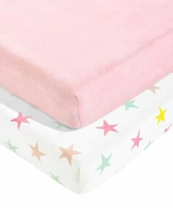 Lush Decor Baby Unicorn Heart Rainbow Star Organic Cotton Fitted Crib Sheet Multi 2Pk 28x52x9 19 Lush Decor Baby Unicorn Heart Rainbow Star Organic Cotton Fitted Crib Sheet Multi 2Pk 28x52x9 -Bare Sales Store 9751785000be3854 8021 w800 h800 b0 p0