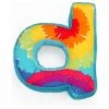 One Grace Place Terrific Tie Dye Letter Pillow D