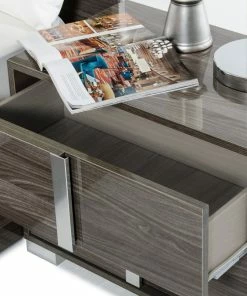 Vig Furniture Inc. Modrest San Marino Modern Gray Nightstand, Right -Bare Sales Store 99112eaf0fe39945 6138 w800 h800 b0 p0