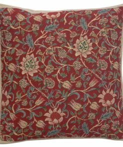 European Wall Art Fleurs De Morris Red