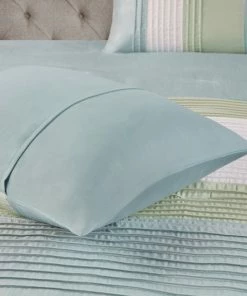 Olliix Madison Park Polyoni-Pieced And Pleated 7-Piece Comforter Set, Queen 22 Olliix Madison Park Polyoni-Pieced And Pleated 7-Piece Comforter Set, Queen -Bare Sales Store 9961e16403e359c5 4391 w800 h800 b0 p0