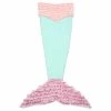 Lush Décor Mermaid Ruffle Mermaid Shape Sherpa Throw Pink/Purple Single 30x75