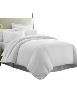 Ienjoy Home Home Collection Ultra-Soft Luxury Duvet Set, Full/Queen, White