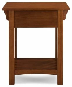 Leick Home Leick Mission Impeccable 1 Drawer Nightstand In Medium Oak -Bare Sales Store 9f21e9f9098bac66 4919 w800 h800 b1 p0