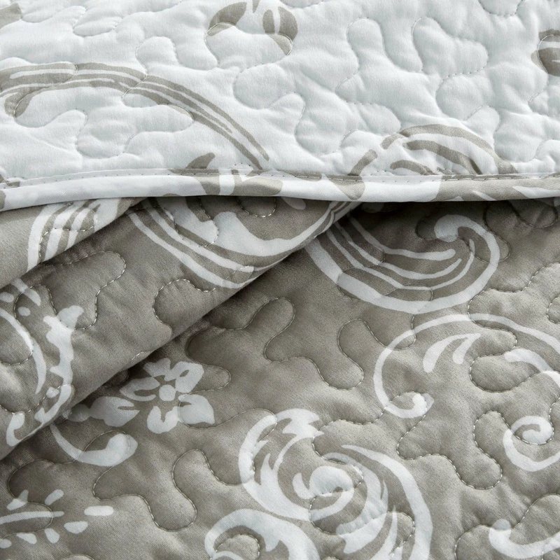 Home Soft Things LA Boheme 5 Piece Printed Bed Spread Set, Taupe, King 7 Home Soft Things LA Boheme 5 Piece Printed Bed Spread Set, Taupe, King - Image 7