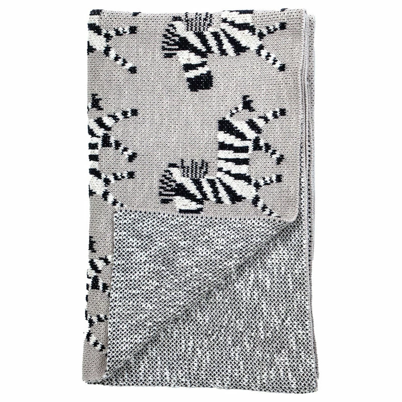 Parkland Collection Zara Grey Knitted 32" X 40" Baby Blanket BTRK21167 4 Parkland Collection Zara Grey Knitted 32" X 40" Baby Blanket BTRK21167 - Image 4
