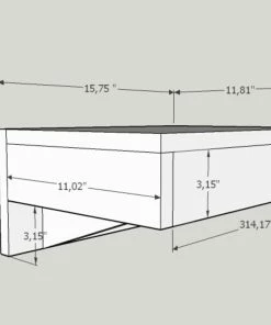 Woodek Design Bo Floating Bedside Table, Wall Hanging, Wooden Nightstand With Drawer, Oak -Bare Sales Store a7c125850e2b0e37 3438 w800 h800 b0 p0