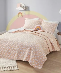 Olliix Urban Habitat Kids Cotton Twin Coverlet Set With Yellow And Coral UHK13-0186 -Bare Sales Store a941a7f102b77eb6 7414 w800 h800 b0 p0