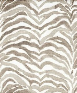 Close To Custom Linens Serengeti Bisque Gray Animal Print Tailored Euro Sham Cotton