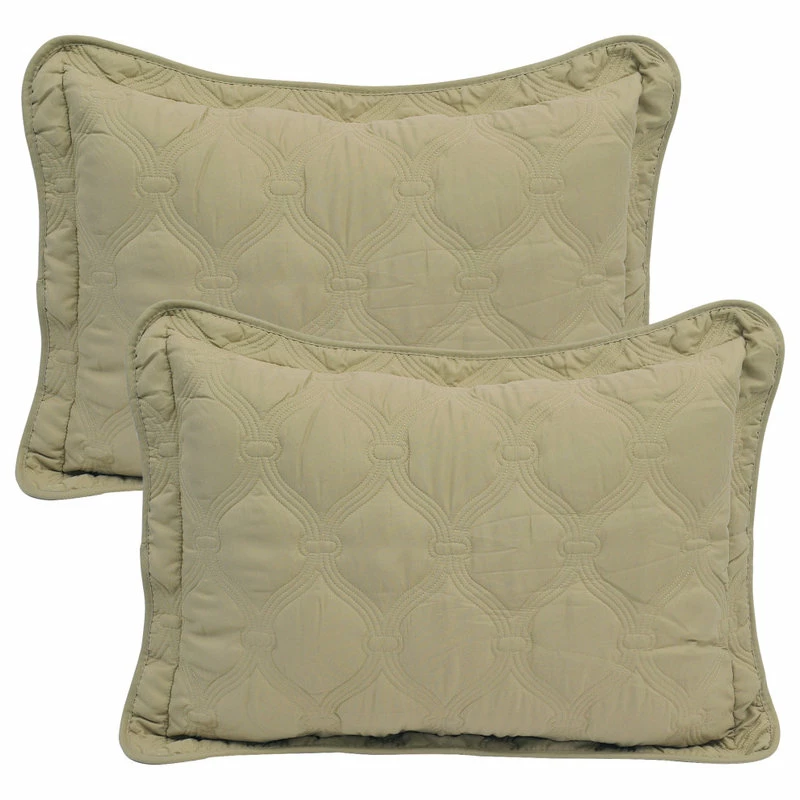 BNF Home Bradly Down Alternative Quilted Bed Spread Set, Antique Bronze, King 9 BNF Home Bradly Down Alternative Quilted Bed Spread Set, Antique Bronze, King - Image 9